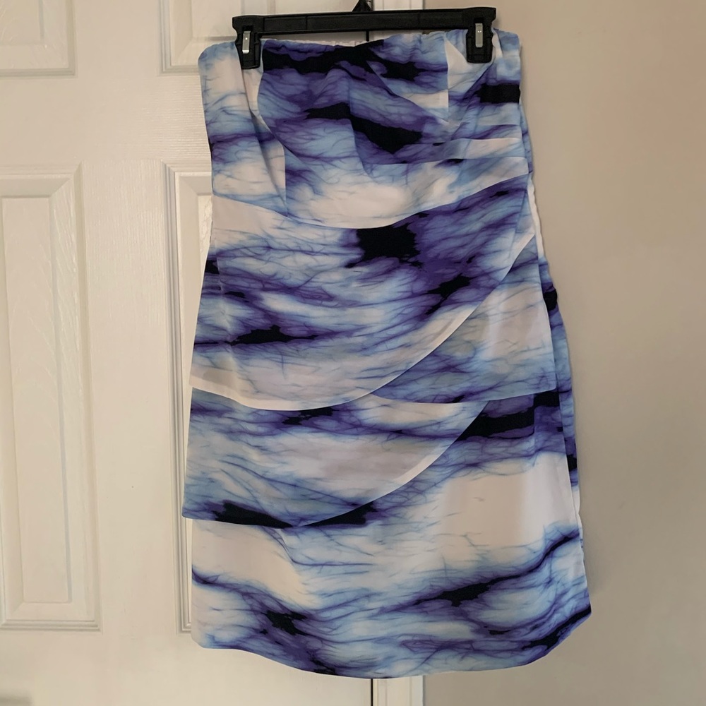 Ruffled Strapless Dress